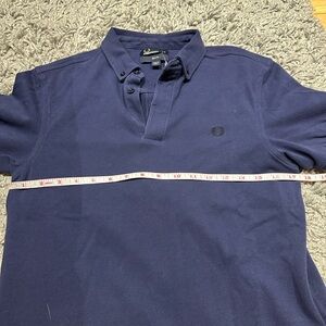 Fred perry Navy Polo Shirt with Breathable Fabric and Classic Fit